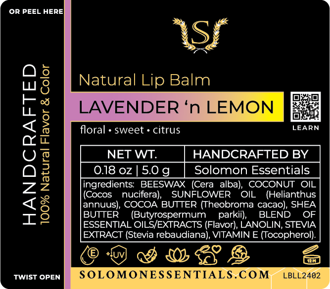 Lavender 'n Lemon Lip Balm