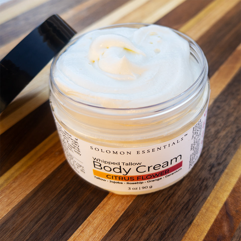 Whipped Tallow Body Cream - Citrus Flower