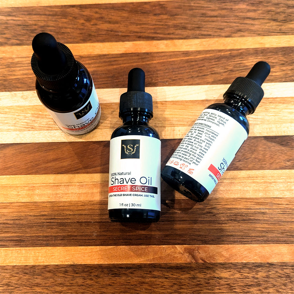 Secret Spice Shave Oil